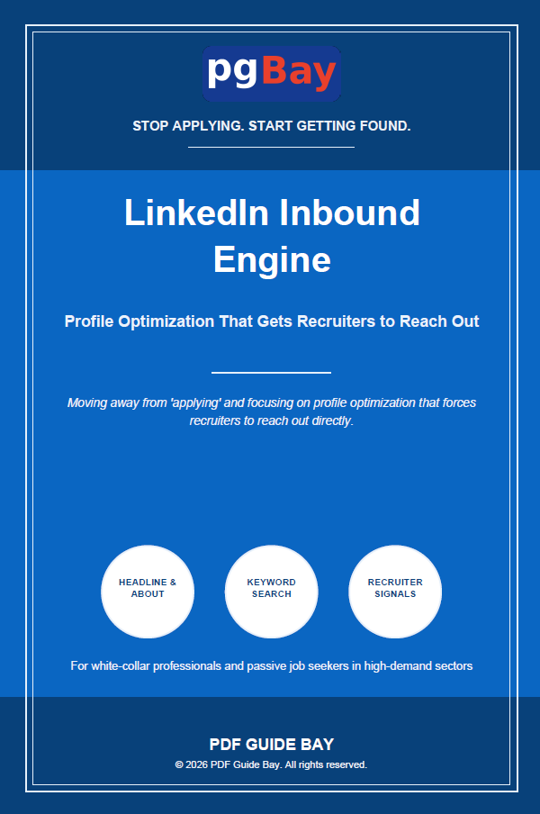 Cover of LinkedIn Inbound Engine, a PDF guide to LinkedIn lead generation