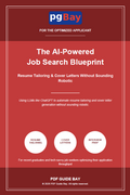 Cover of The AI-Powered Job Search Blueprint, a PDF guide to using AI in a job search