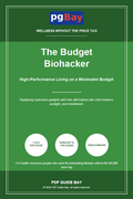Cover of The Budget Biohacker, a PDF guide to low-cost performance biohacking