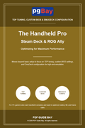 Cover of The Handheld Pro, a PDF optimization guide for Steam Deck and ROG Ally