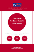 Cover of The Japan Yen-Saver Blueprint, a PDF budget luxury Japan travel guide