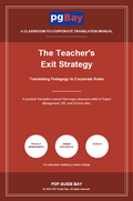 Cover of The Teacher's Exit Strategy, a PDF guide to moving from teaching to corporate roles